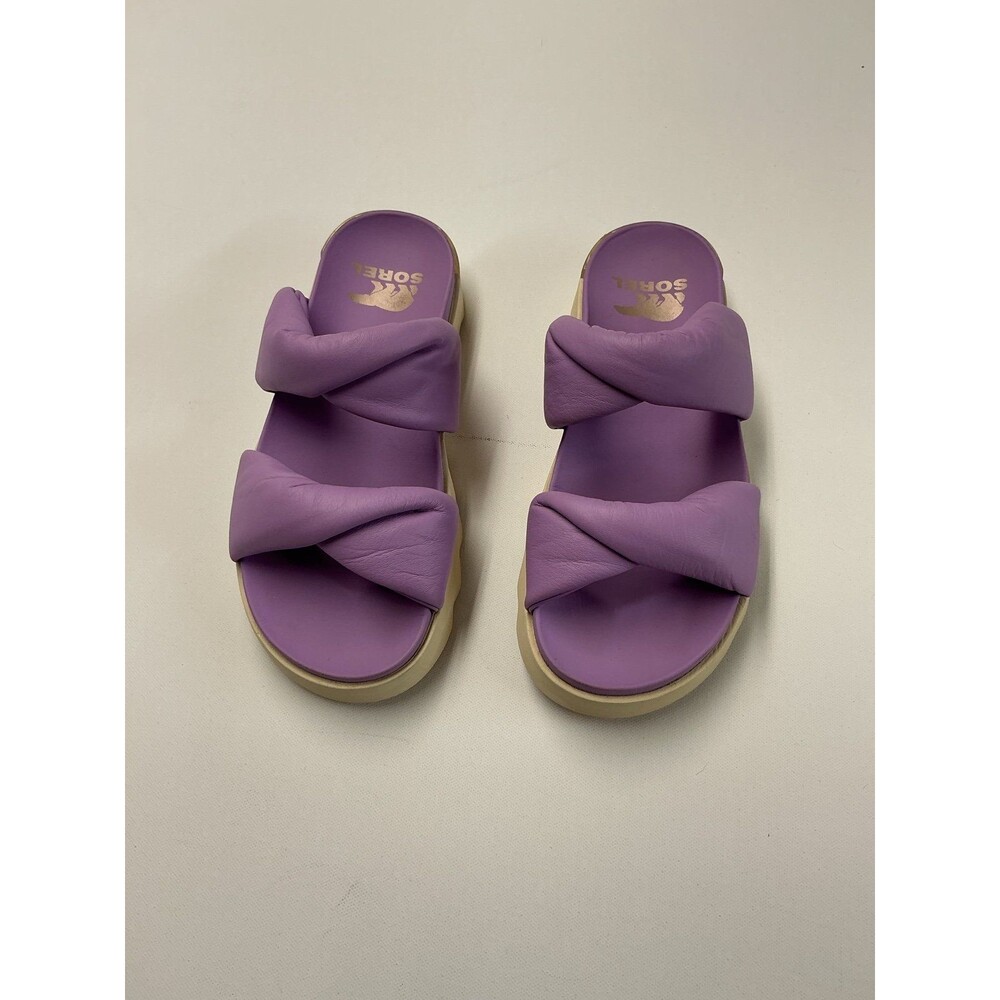 SOREL Women's Purple Twisted Strap Slide Sandals - Picture 4 of 8